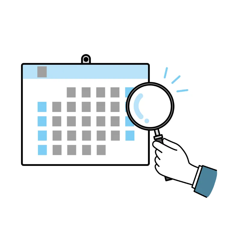 calendar-in-circle